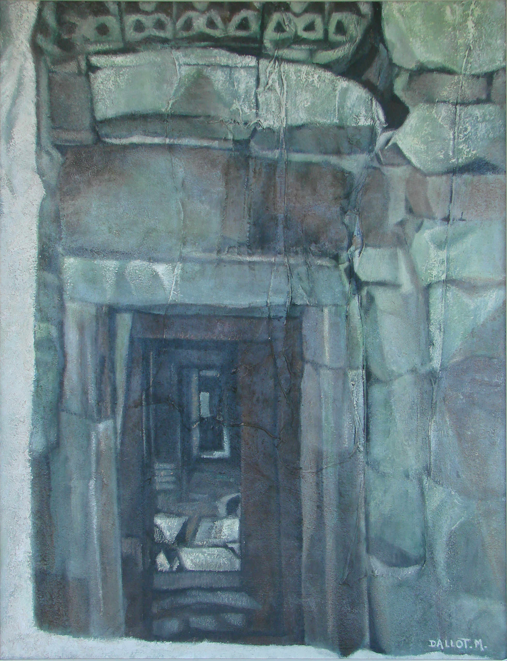 Angkor temple n2, Madeleine Dallot